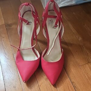 Elegant Red Women's Heels